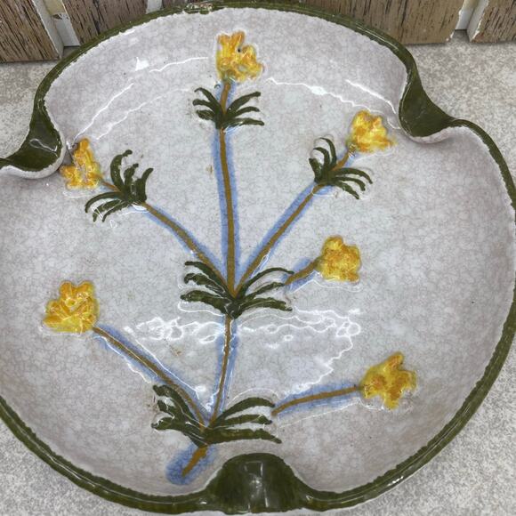 Mid-Century Fratelli Fanciullacci Pottery 8" Hand Painted  Ceramic Made in Italy - Picture 2 of 6